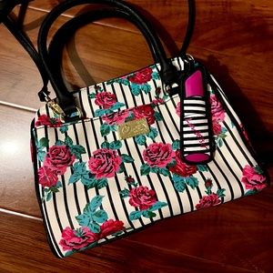 Betsey Johnson Floral Crossbody Bag